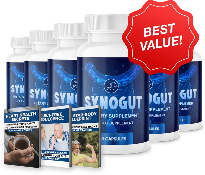 Synogut 6 Bottles package